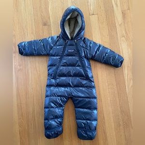 NWOT - New Patagonia Infant Hi-Loft Down Sweater Bunting - 3-6M